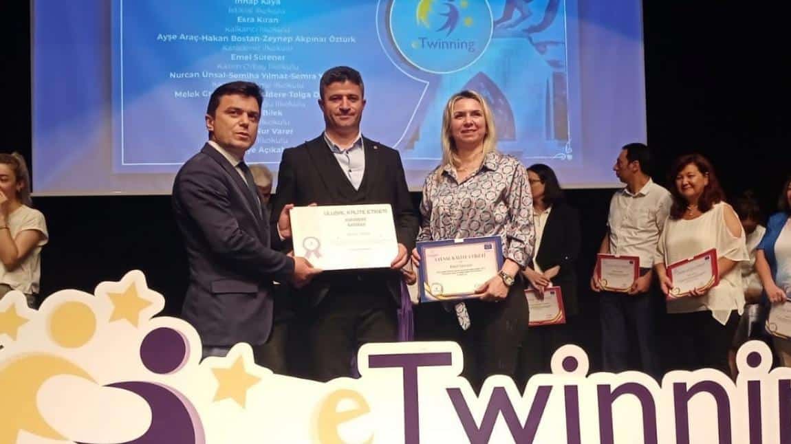 eTwinning Ulusal Kalite Etiketi Ödülüne Layık Görüldük